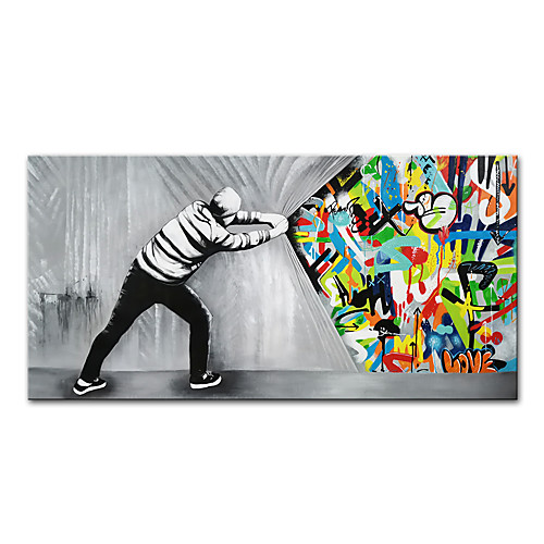 

Oil Painting Handmade Hand Painted Wall Art Mintura Abstract Figure Home Decoration Decor Rolled Canvas No Frame Unstretched