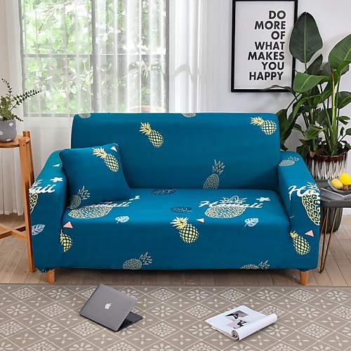 

Pineapple Print Dustproof All-powerful Slipcovers Stretch Sofa Cover Super Soft Fabric Couch Cover with One Free Boster Case(Chair/Love Seat/3 Seats/4 Seats)