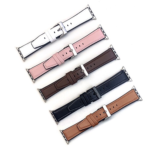 

Smart Watch Band for Apple iWatch 1 pcs Business Band PU Leather Replacement Wrist Strap for Apple Watch Series SE / 6/5/4/3/2/1