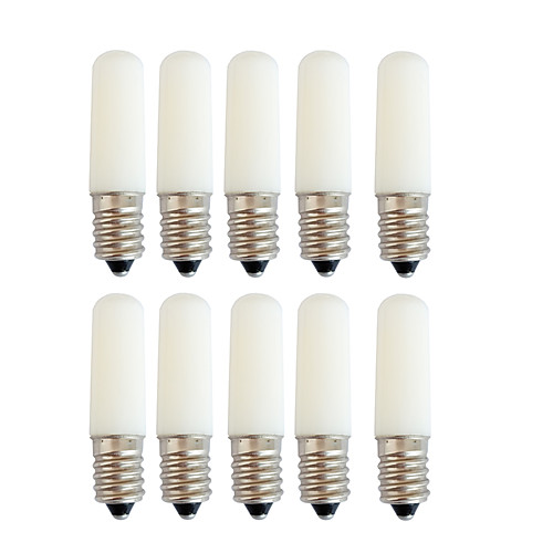 

LED Globe Bulbs 10pcs 1.5 W 80 Lm E14 T22 2 LED Beads Integrate LED Decorative White Red Blue