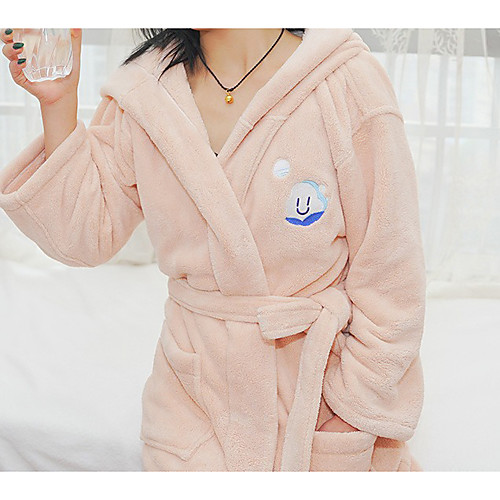 

Superior Quality Bath Robe, Fashion 100% Coral Fleece Bathroom 1 pcs