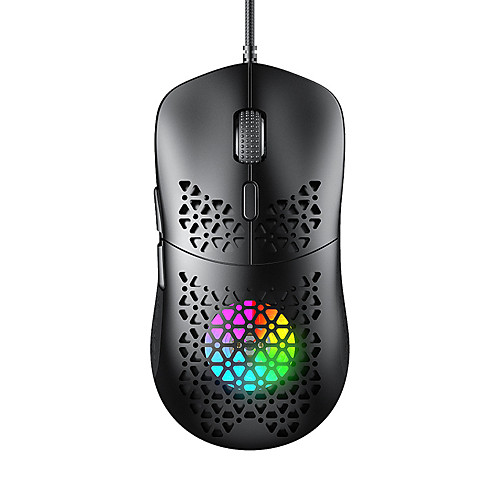 

usb wired mouse 10000DPI 7-speed adjustable 8-key IN89 fan wired colorful hole macro definition gaming mouse dedicated