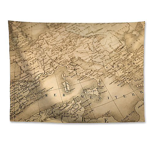

Wall Tapestry Art Decor Blanket Curtain Hanging Home Bedroom Living Room Decoration Polyester World Map