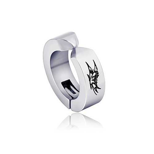 

Men's Earrings Classic Holiday Birthday Stylish Simple Stainless Steel Earrings Jewelry Rose Gold / Rainbow color / Blue For Street Formal Date Festival 1pc