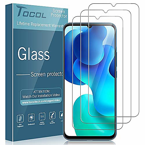 

tocol mascheri protective film for xiaomi mi 10 lite 5g armored glass, [3 pieces] screen protector screen protector glass armored glass film protective glass film armored glass for xiaomi mi 10 lite
