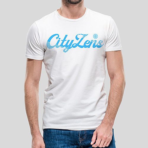 

Men's Unisex Tee T shirt Hot Stamping Graphic Prints Letter Plus Size Print Short Sleeve Casual Tops Cotton Basic Fashion Designer Big and Tall White