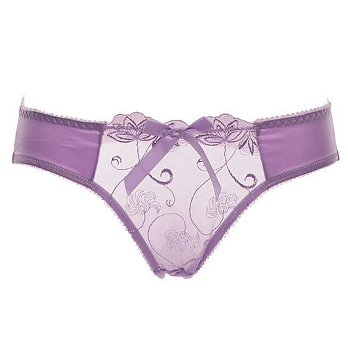 

Women's Bow Brief Micro-elastic Low Waist Blue S