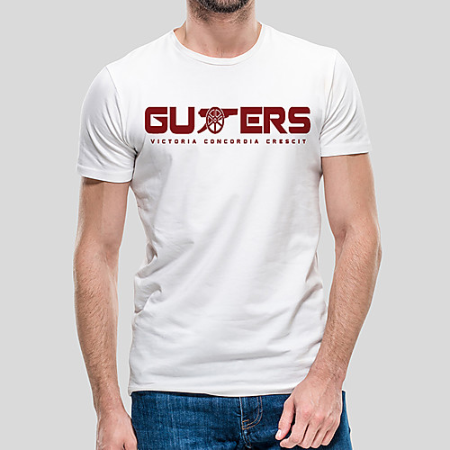 

Men's Unisex Tee T shirt Hot Stamping Graphic Prints Letter Plus Size Print Short Sleeve Casual Tops Cotton Basic Fashion Designer Big and Tall White