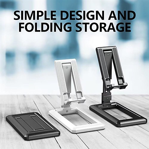 

Phone Holder Stand Mount Desk Phone Holder Adjustable Aluminum Alloy Phone Accessory iPhone 12 11 Pro Xs Xs Max Xr X 8 Samsung Glaxy S21 S20 Note20
