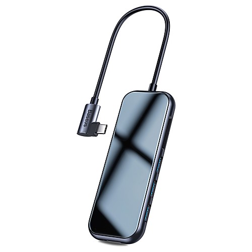 

BASEUS CAHUB-CZ0G USB 3.0 USB C to USB 3.0 USB 3.0 USB C SD Card TF Card USB Hub 7 Ports For Windows, PC, Laptop