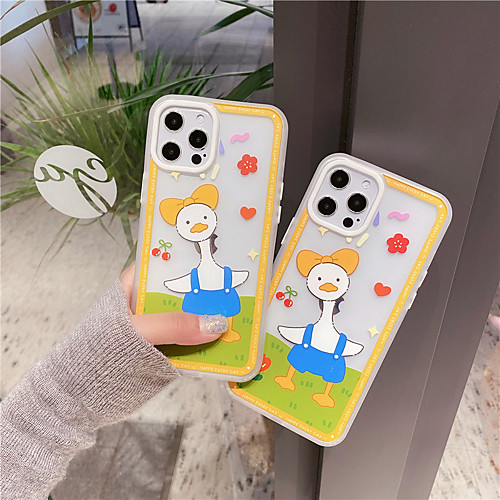 

Phone Case For Apple Back Cover iPhone 12 Pro Max 11 SE 2020 X XR XS Max 8 7 Shockproof Dustproof Cartoon Flower TPU