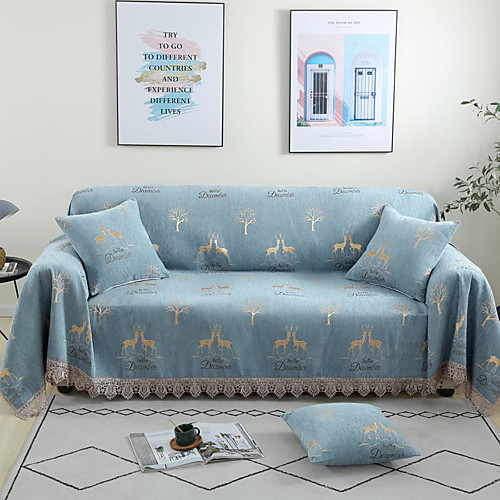

Sofa Cover Sofa Blanket High Weight Print /Dust-Proof Non-Slip Elegant Stylish Elegant /Fit for 1-4 Cushion Couch and L Shape Sofa
