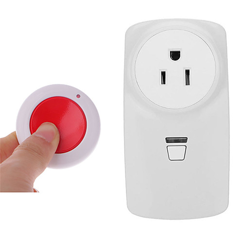 

RF wireless remote control socket/US socket/ AC110V 220V 1CH relay /use for LED lamp / fans /lights 433mhz