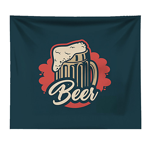 

Wall Tapestry Art Decor Blanket Curtain Picnic Tablecloth Hanging Home Bedroom Living Room Dorm Decoration Beer