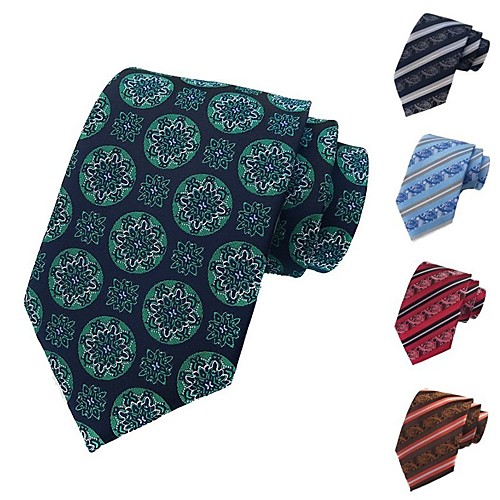 

Men's Work Necktie - Floral / Jacquard