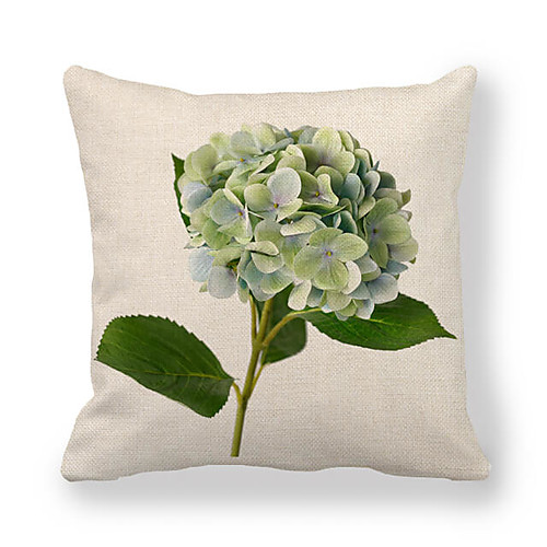 

Double Side Cushion Cover 1PC Soft Decorative Square Pillowcase for Sofa bedroom Car Chair Superior Quality Flowers Outdoor Cushion for Patio Garden Farmhouse Bench Couch