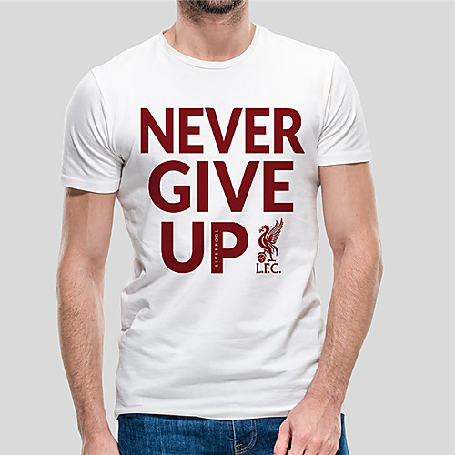 

Men's Unisex Tee T shirt Hot Stamping Graphic Prints Letter Plus Size Print Short Sleeve Casual Tops Cotton Basic Fashion Designer Big and Tall White
