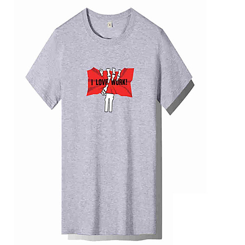 

Men's Unisex Tee T shirt Hot Stamping Graphic Prints Skull Letter Plus Size Print Short Sleeve Casual Tops Cotton Basic Fashion Designer Big and Tall White Black Light gray