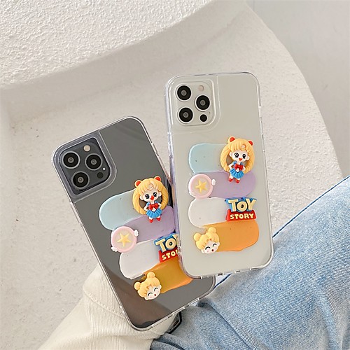 

Phone Case For Apple Back Cover iPhone 12 Pro Max 11 SE 2020 X XR XS Max Shockproof Dustproof Cartoon TPU