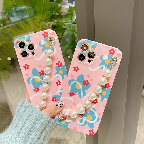 

Phone Case For Apple Back Cover iPhone 12 Pro Max 11 SE 2020 X XR XS Max 8 7 Shockproof Dustproof Flower TPU