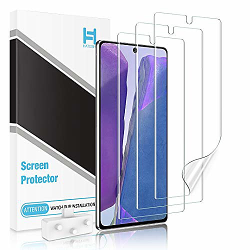 

Phone Screen Protector For SAMSUNG Note 20 Ultra Note 10 Lite Galaxy Note 10 Note 20 Hydrogel Film 3 pcs High Definition (HD) Ultra Thin Scratch Proof Front Screen Protector Phone Accessory