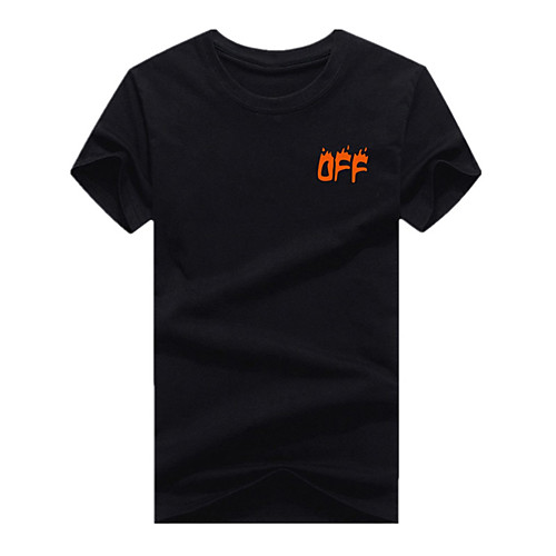 

Men's Unisex Tee T shirt Hot Stamping Graphic Prints Letter Plus Size Print Short Sleeve Casual Tops Cotton Basic Fashion Designer Big and Tall White Black Light gray