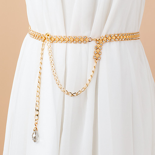 

Women's Chain Alloy Belt Solid Colored / Party