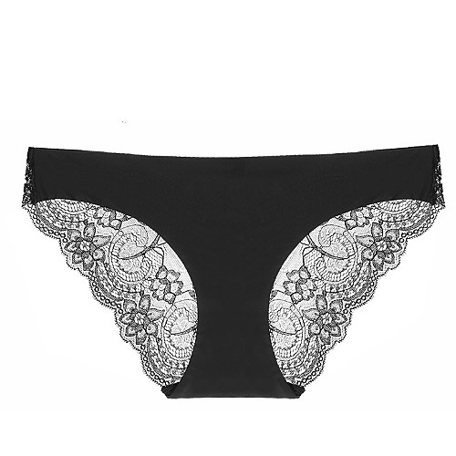 

Women's Lace Brief Micro-elastic Low Waist Blushing Pink S