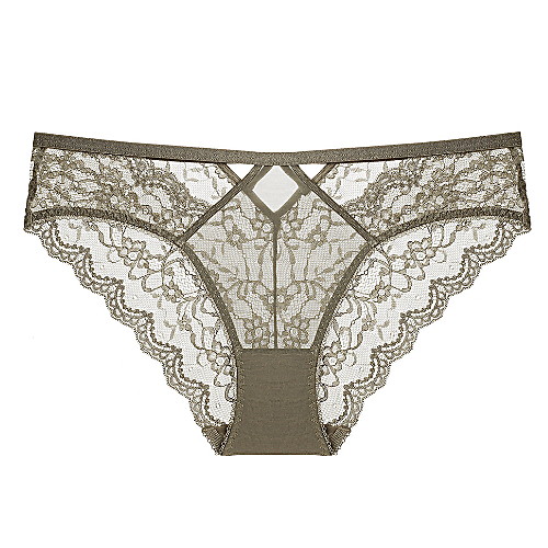 

Women's Lace Brief Micro-elastic Low Waist Blushing Pink S