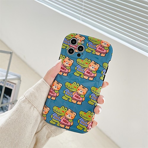 

Phone Case For Apple Back Cover iPhone 12 Pro Max 11 SE 2020 X XR XS Max 8 7 Shockproof Dustproof Cartoon Animal TPU