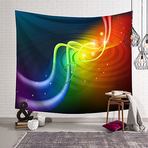 

Rainbow Wall Tapestry Art Decor Blanket Curtain Hanging Home Bedroom Living Room Decoration Polyester