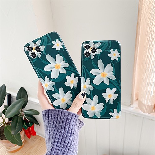 

Phone Case For Apple Back Cover iPhone 12 Pro Max 11 SE 2020 X XR XS Max 8 7 Shockproof Dustproof Pattern Flower TPU