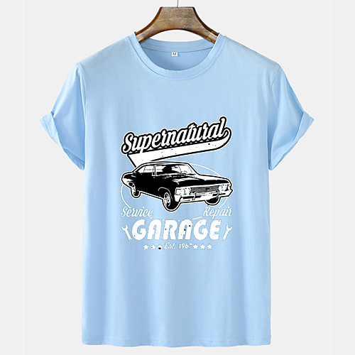 

Men's Unisex Tee T shirt Hot Stamping Graphic Prints Car Letter Short Sleeve Casual Tops 100% Cotton Basic Fashion Designer Comfortable Blue Yellow Blushing Pink
