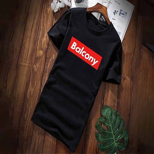 

Men's Unisex Tee T shirt Hot Stamping Graphic Prints Letter Plus Size Print Short Sleeve Casual Tops Cotton Basic Fashion Designer Big and Tall White Black Light gray