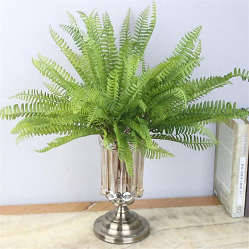 

7-fork Imitation Plant Flower Wall Persian Leaf Imitation Bouquet 43cm