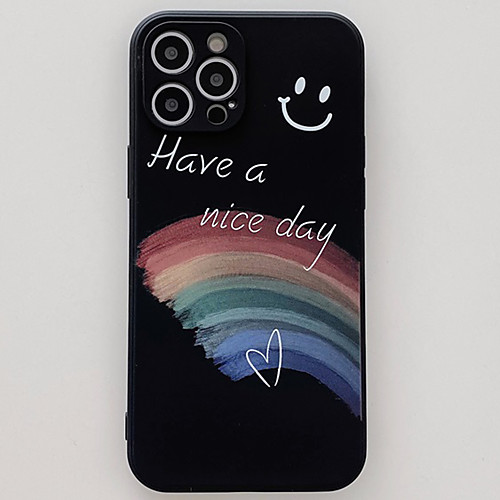 

Phone Case For Apple Back Cover iPhone 12 Pro Max 11 SE 2020 X XR XS Max 8 7 Shockproof Dustproof Word / Phrase Graphic TPU