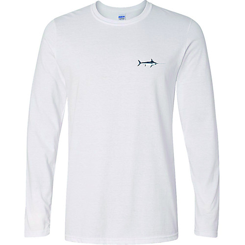 

CAWANFLY Men's Fishing Shirt Outdoor Long Sleeve UPF50 Quick Dry Breathable Sweat wicking Top Autumn / Fall Spring Summer Athleisure Fishing Camping & Hiking White / Micro-elastic / Animal