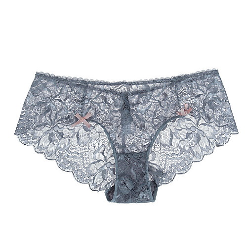 

Women's Bow Brief Micro-elastic Low Waist Wine S