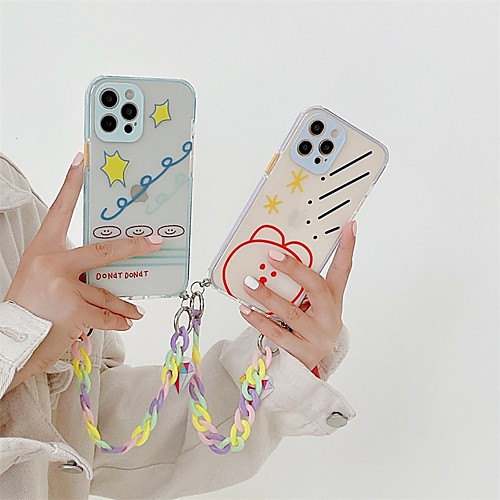 

Phone Case For Apple Back Cover iPhone 12 Pro Max 11 SE 2020 X XR XS Max 8 7 Shockproof Dustproof Cartoon TPU