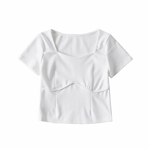 

Women's Casual / Daily Solid Color Cardigan Short Sleeve Sweater Cardigans U Neck Spring Summer White Black Gray