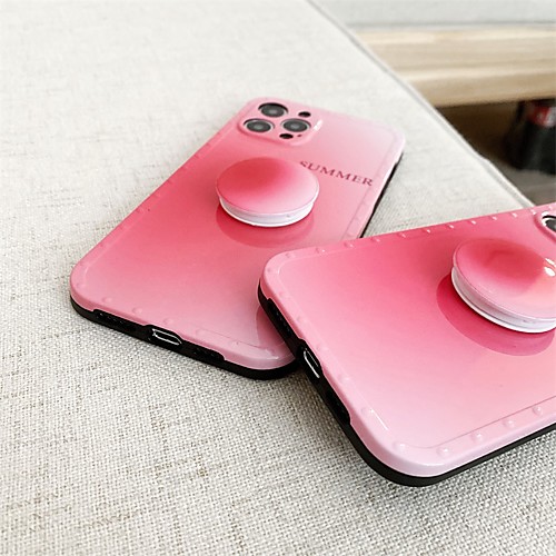 

Phone Case For Apple Back Cover iPhone 12 Pro Max 11 SE 2020 X XR XS Max 8 7 Shockproof Dustproof Color Gradient TPU