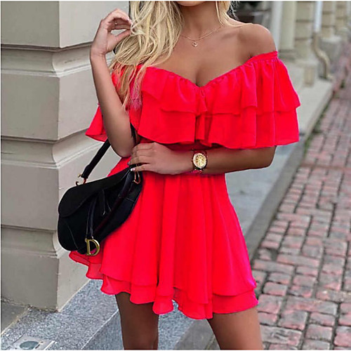 

amazon aliexpress foreign trade 2021 european and american butterfly print multicolor strapless ruffle dress