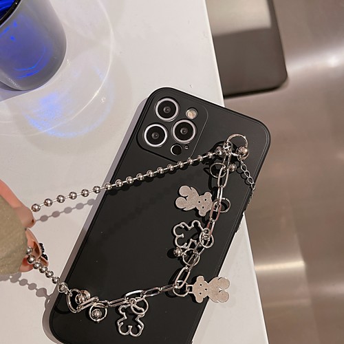 

Phone Case For Apple Back Cover iPhone 12 Pro Max 11 SE 2020 X XR XS Max 8 7 Shockproof Dustproof Solid Colored TPU