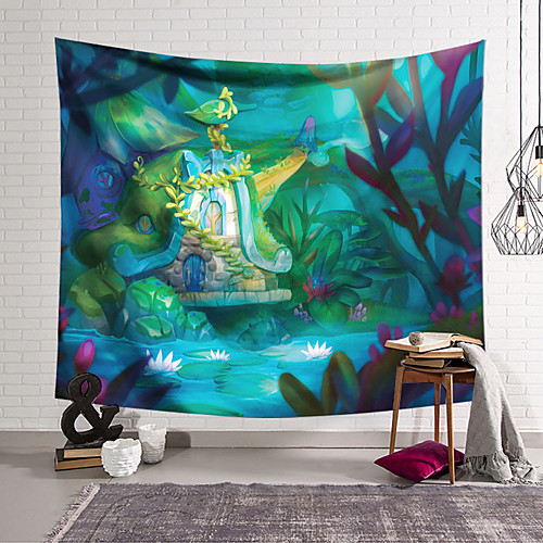 

Fairy Fantasy Wall Tapestry Art Decor Blanket Curtain Hanging Home Bedroom Living Room Decoration Polyester