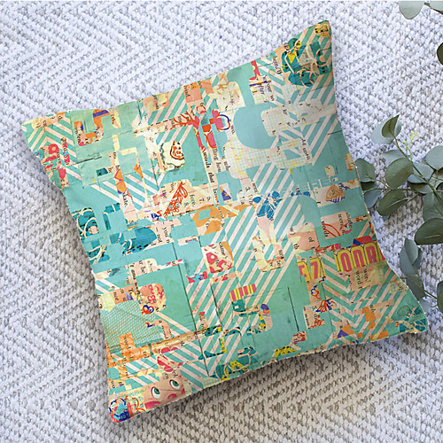 

Double Side Cushion Cover 1PC Soft Decorative Square Throw Pillow Cover Cushion Case Pillowcase for Sofa Bedroom Superior Quality Machine Washable