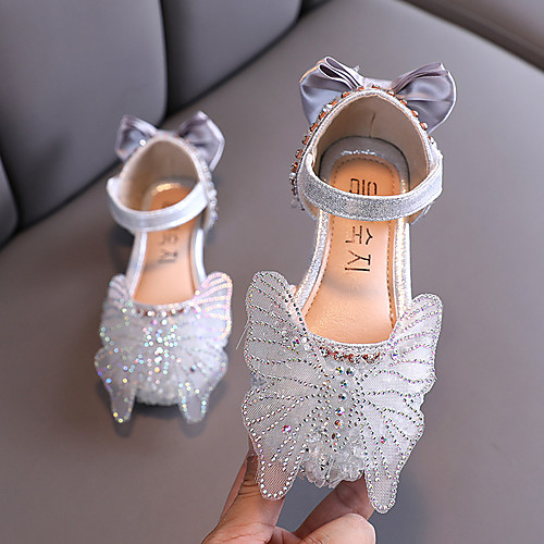 

Princess Shoes Flower Shoes Girls' Movie Cosplay Cosplay Costume Party Golden Pink Silver Christmas Children's Day New Year Plastics