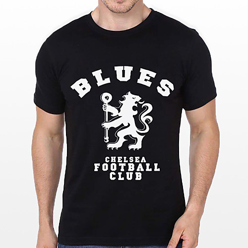 

Men's Unisex Tee T shirt Hot Stamping Graphic Prints Lion Letter Plus Size Print Short Sleeve Casual Tops Cotton Basic Fashion Designer Big and Tall Black