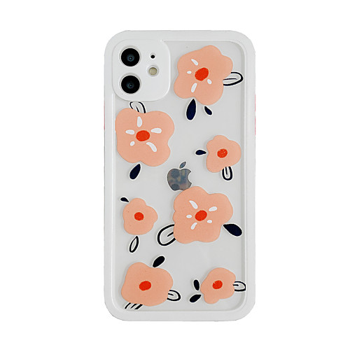 

Phone Case For Apple Back Cover iPhone 12 Pro Max 11 SE 2020 X XR XS Max 8 7 Shockproof Dustproof Flower TPU