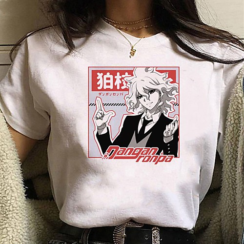 

Inspired by Danganronpa V3 Cosplay Anime Cartoon Polyester / Cotton Blend Print Harajuku Graphic Kawaii T-shirt For Women's / Men's