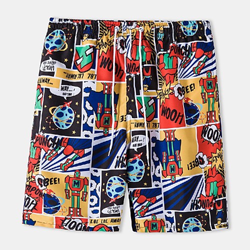 

Men's Casual Daily Holiday Shorts Pants Graphic Short Rainbow